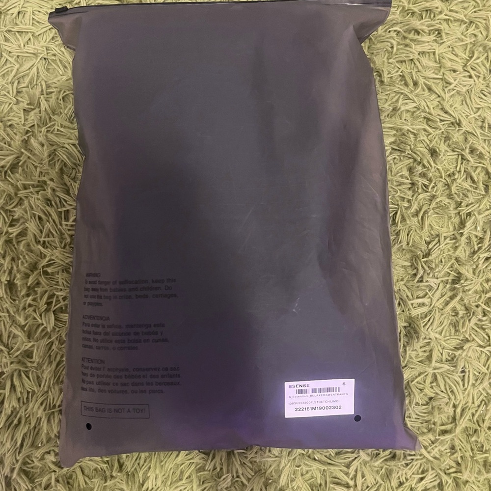 Black Uncuffed Essential Sweats - image 4